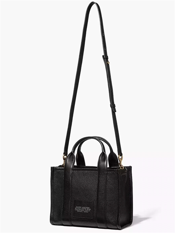 Marc Jacobs The Leather Mini Tote Bag, Sort